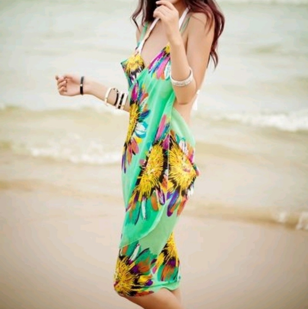 Cover-up Wrap Dress